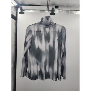 Wynne Layers Double Layer Mesh Tuttleneck Top Sz XS